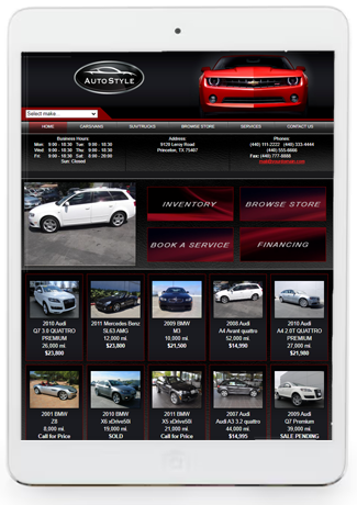 Car Dealer Website | Desktop Design 1