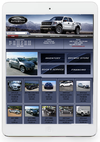 Car Dealer Website | Desktop Design 3