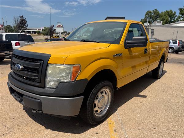 Yellow 2014 Ford F-150 Pickup Truck Four-Wheel Drive Automatic