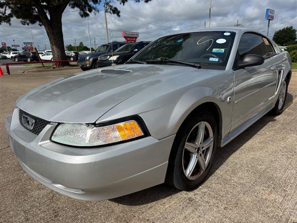 Silver 2004 Ford Mustang Coupe RWD Coupe Rear-Wheel Drive Automatic