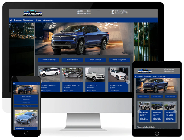 Website theme 8